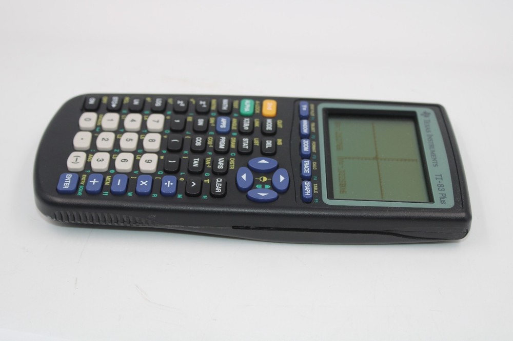 TEXAS INSTRUMENTS TI-83 PLUS GRAPHING CALCULATOR TESTED / WORKING