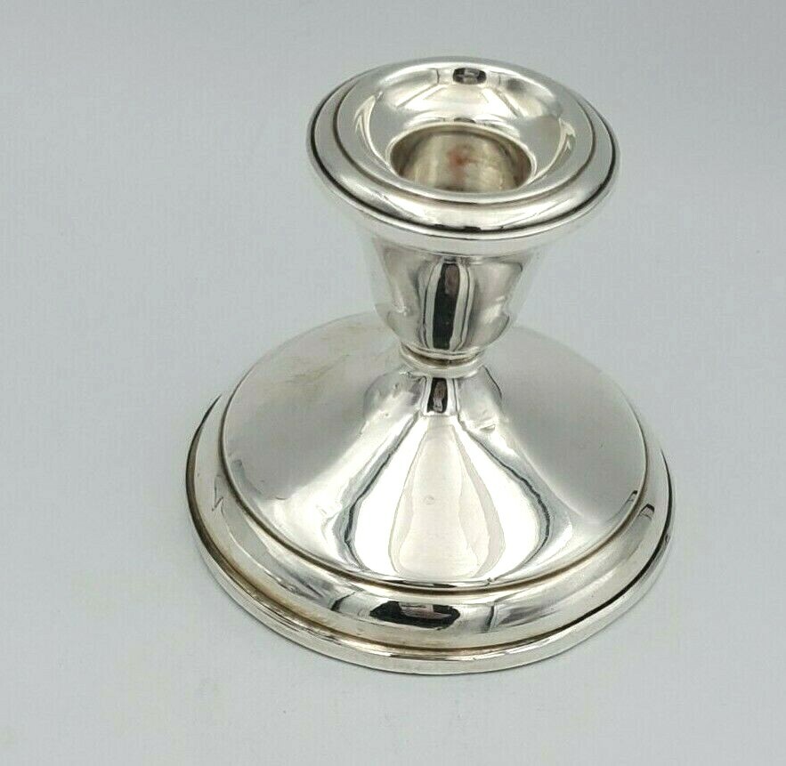 Sterling Silver Weighted Candlestick Holder 11451