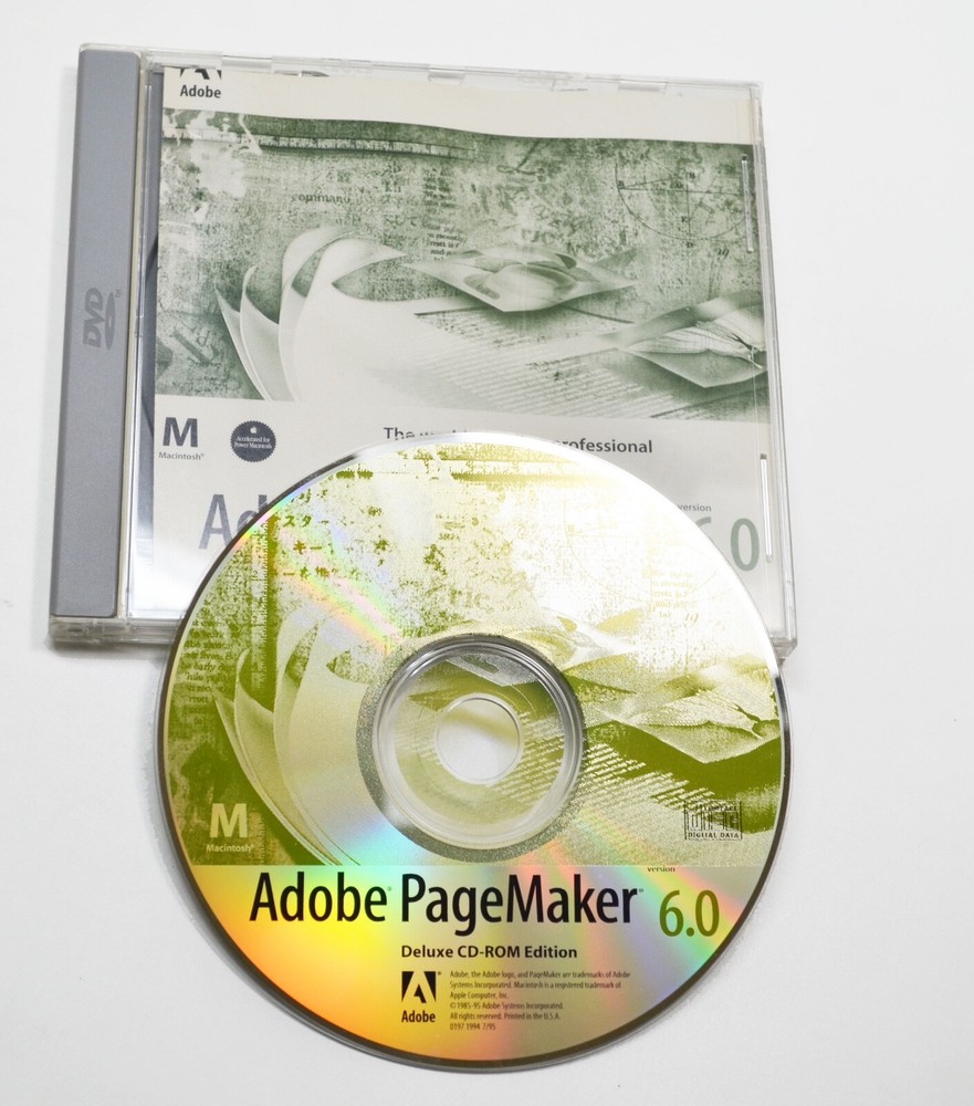 Adobe PageMaker 6.0 for Mac, Serial #, Getting Started and Quick Reference