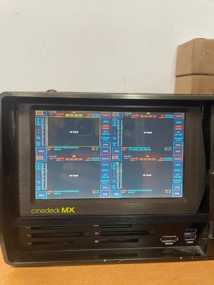 Tektronix Cinedeck MX 4000 HD Studio Deck . Please read descriptions.