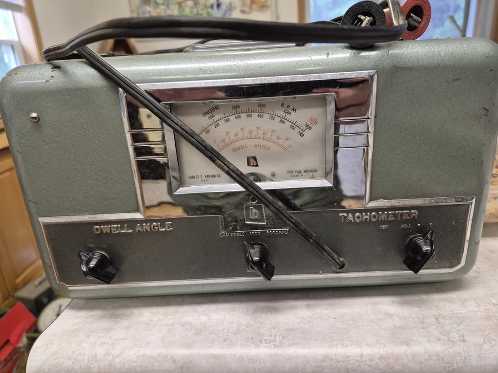 Vintage Harvey E. Hanson Dwell Tachometer Tester