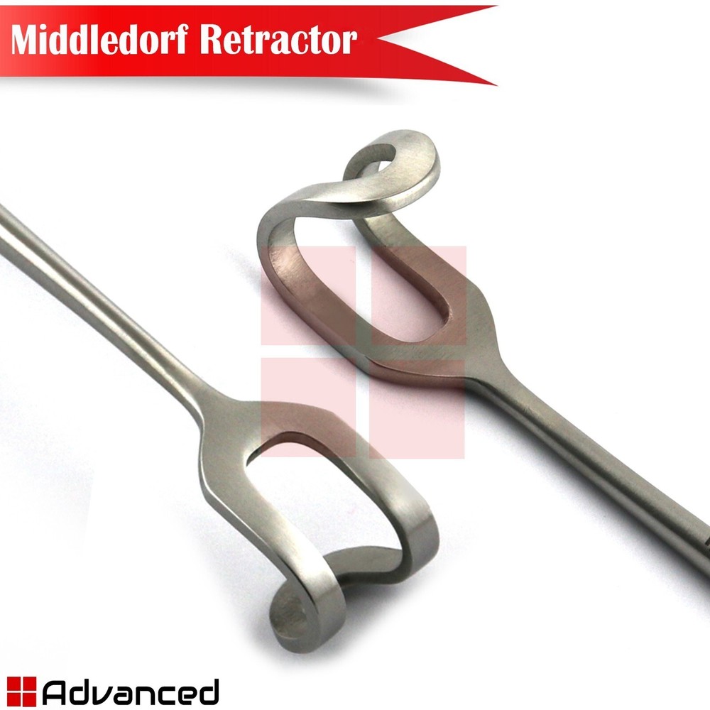 Middledorf Retractor 22cm Surgical Tissue Back Retractor 22mm Tip
