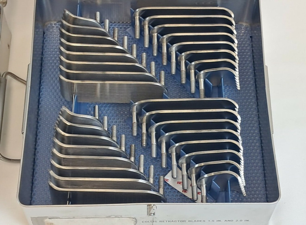 84 Pc. V. Mueller Collis Laminectomy Retractor Blade Set