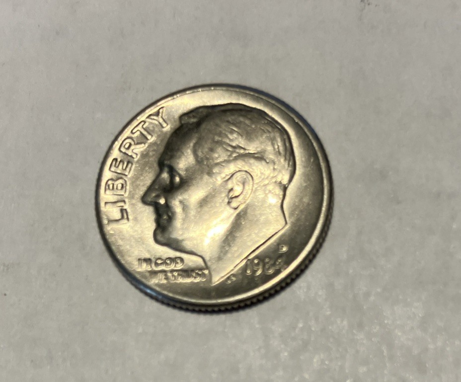 1984 D Roosevelt Dime