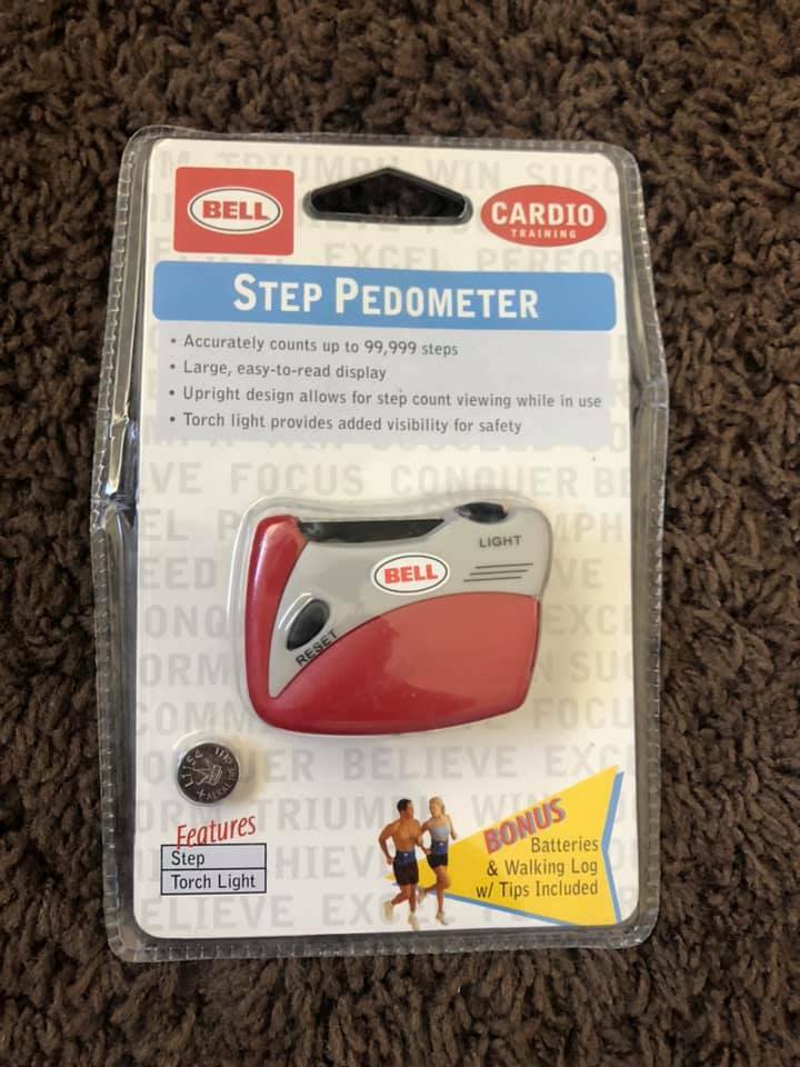 BELL Cardio Training step pedometer w/battery