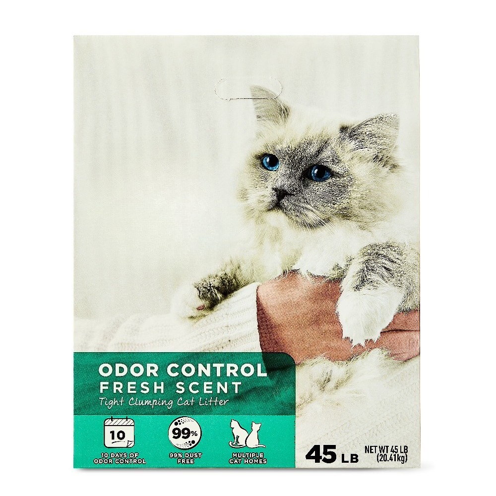 Kitty Clumping Clay Cat Litter, Fresh Scent, 45 lbs Box