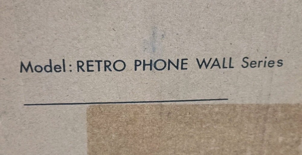 Cetis 29009 Single Line Retro Wall Phone Ash