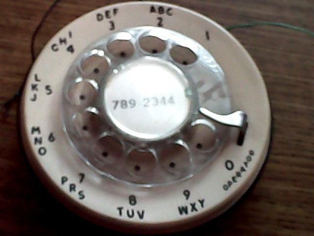 ITT Rotary Phone Dial,For Parts