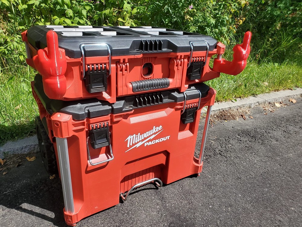 Accessory for Milwaukee packout Tool Box (Hand..) red