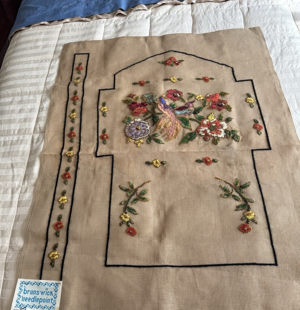 Brunswick Needlepoint tote bag canvas