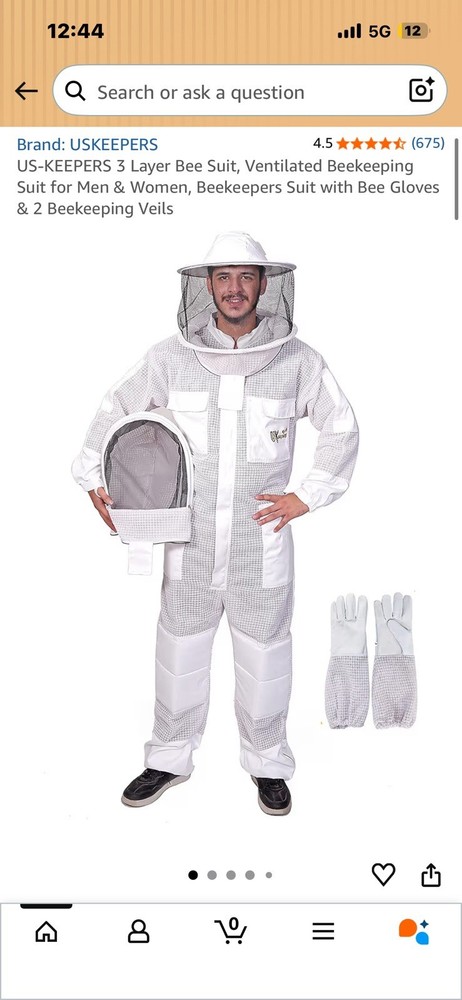 US-KEEPERS Apiarist Suit—Size Large