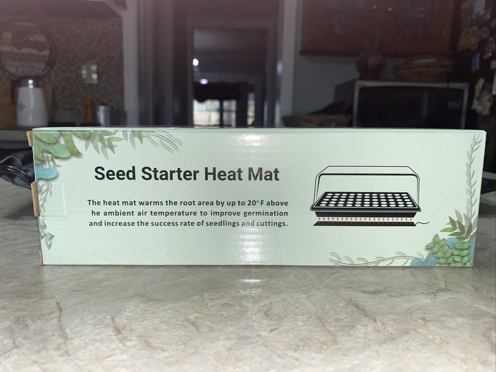 Seedfactor 10"x20" Seedling Heat Mat Seed Germination Propagation Starter