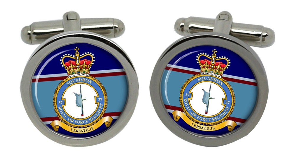 RAF Regiment 37 Squadron Cufflinks in Box