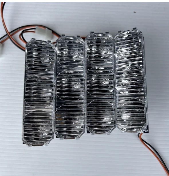 WHELEN AMBER CON3 LED MODULES • JUSTICE RESPONDER LIGHTBAR • 4 Pack