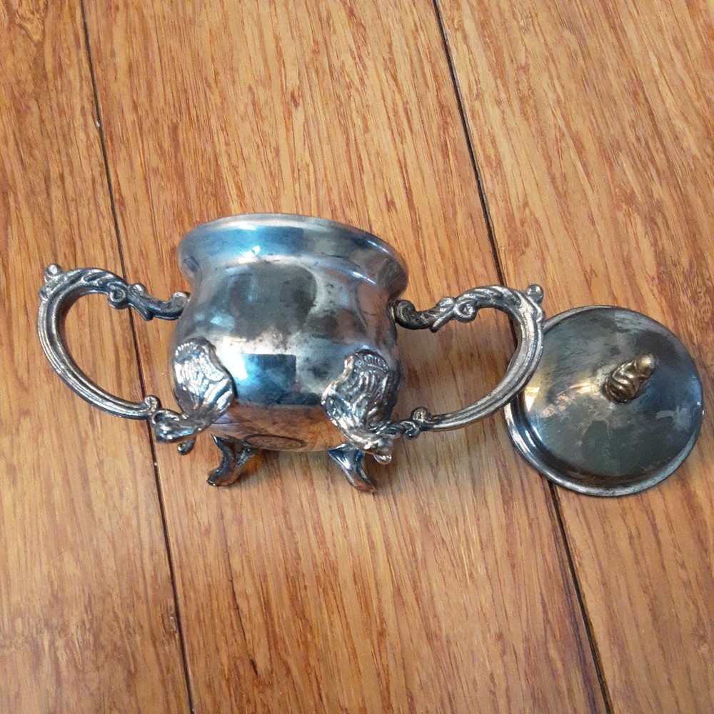Silver Plated 4 PC. Miniature Tea/Coffee Set, original box