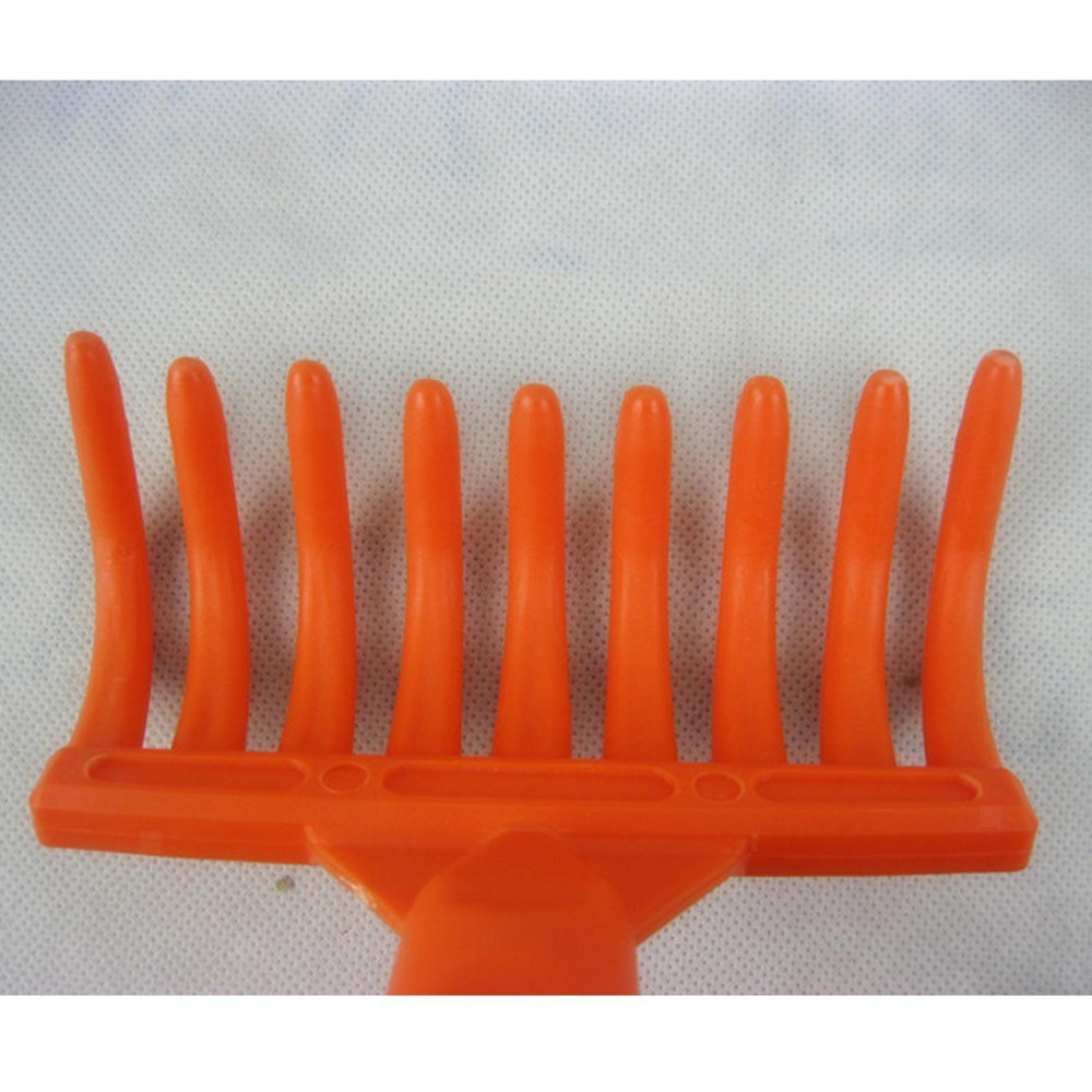Small Yard Leaf Rake Grass Removal Reusable Gardening Leaf Rake Camping Rake