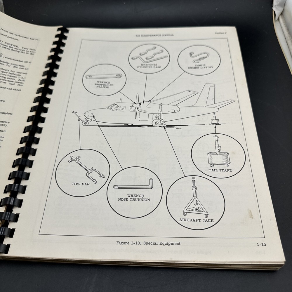 ✈️ 1959 AERO COMMANDER MAINTENANCE MANUAL MODEL 500