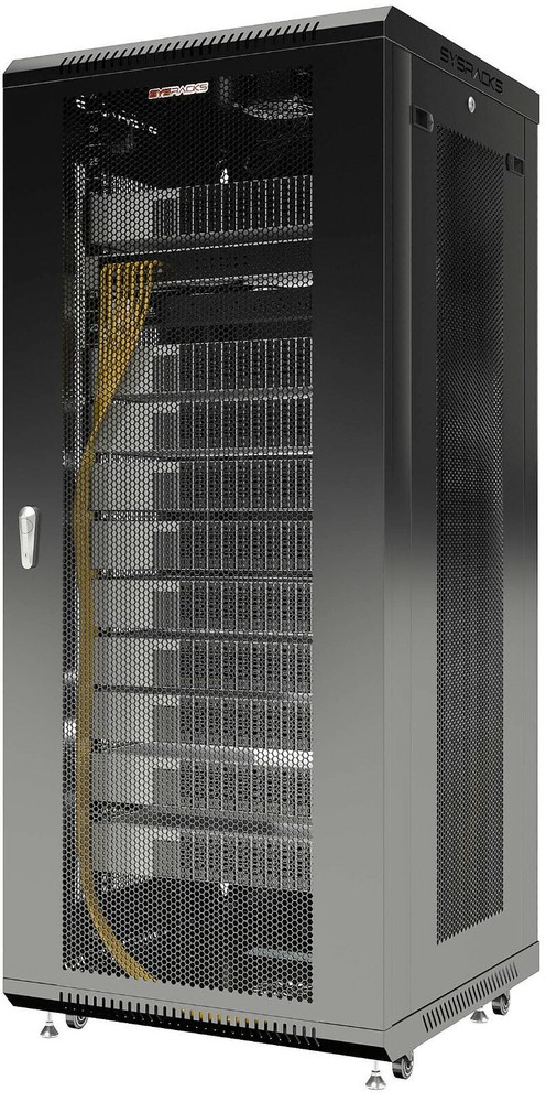 27U Wall Mount Server Rack Network Cabinet Locking Av Data Enclosure VENTED DOOR