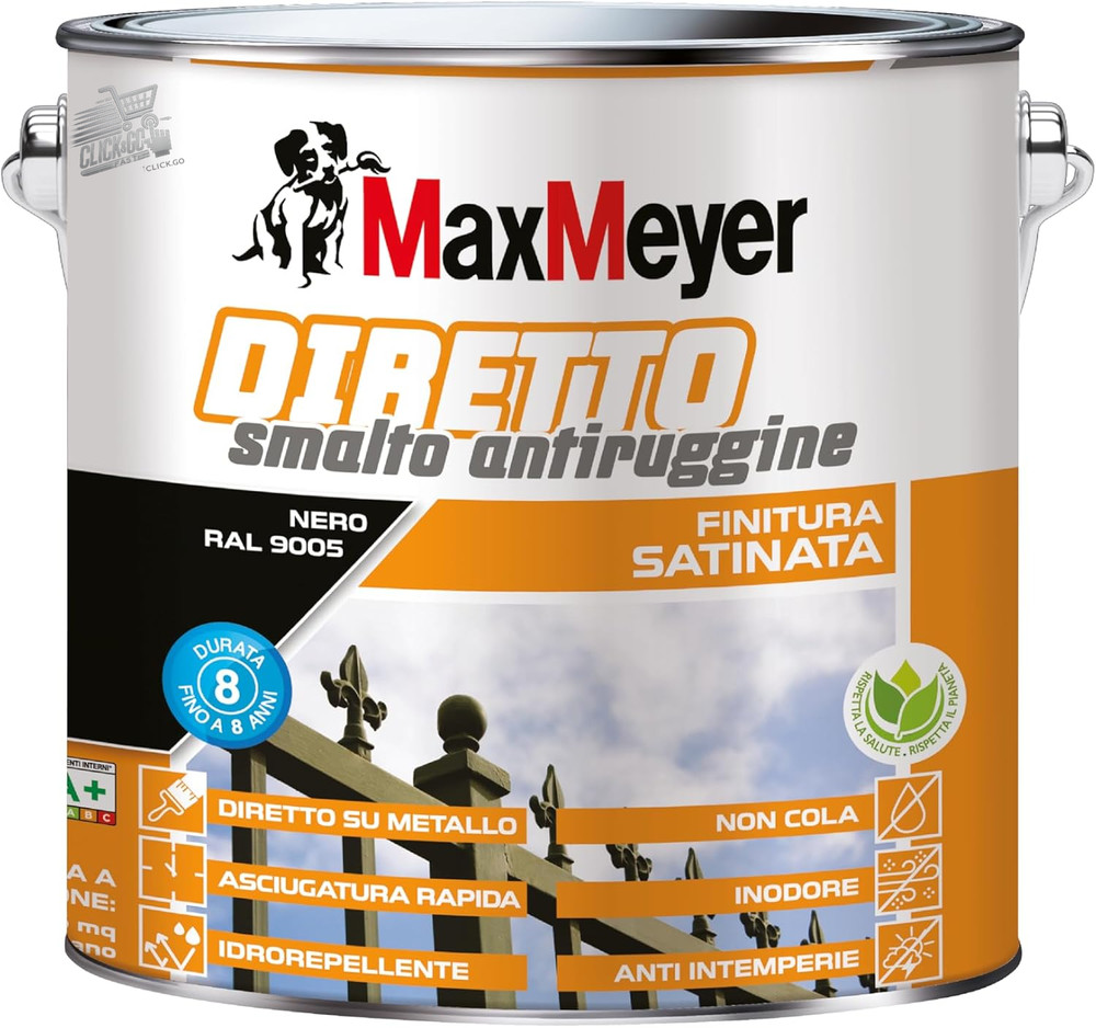 Direct Anti-Rust Satin R9005 Black 2L