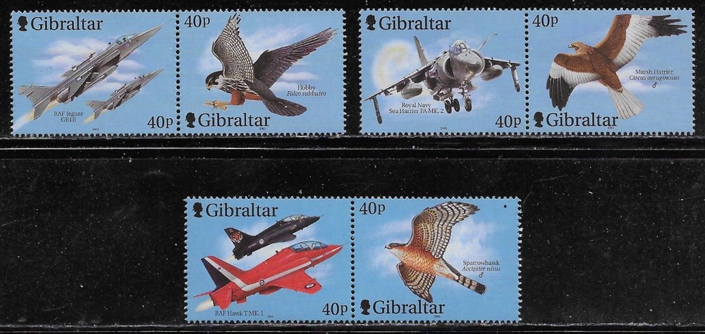 Gibraltar Scott #'s 887 - 889 MNH