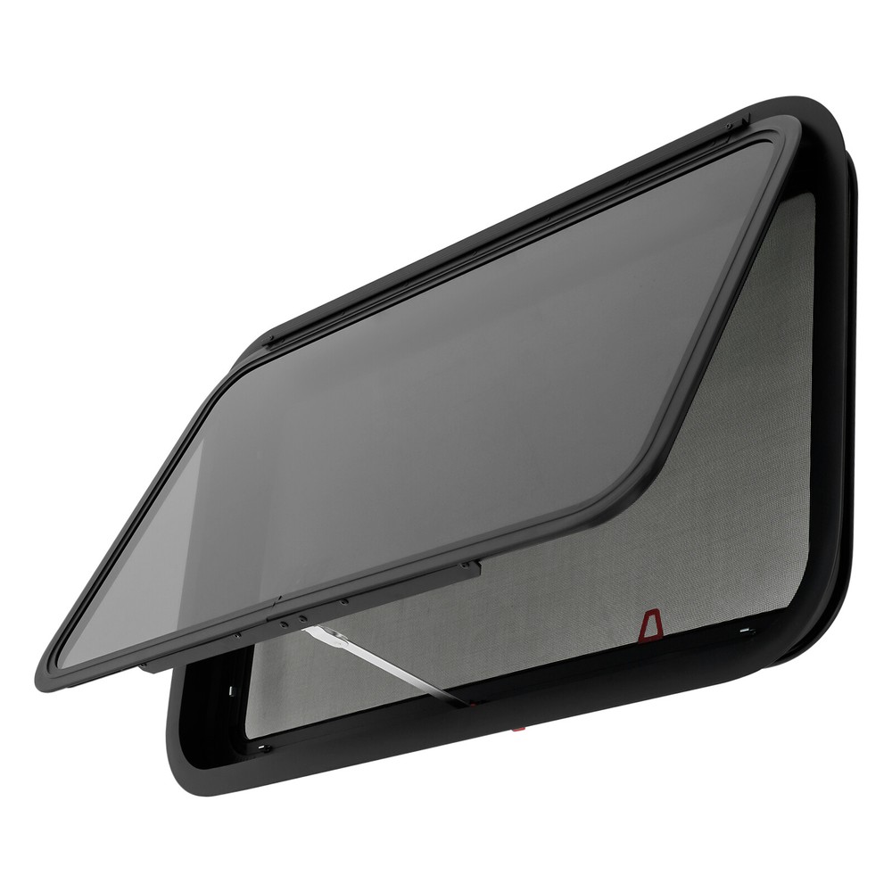 36"x20" RV Emergency Push Out Exit Window w/ Trim Ring & Screen Camper Trailer