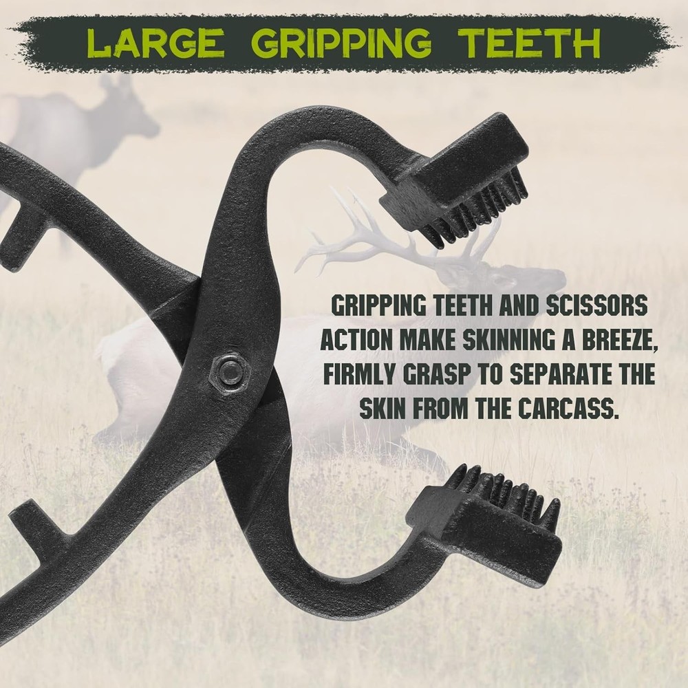 Game Skinning Claw Hide Puller Skinning Tool - Deer Skinner, Butcher Hide Puller