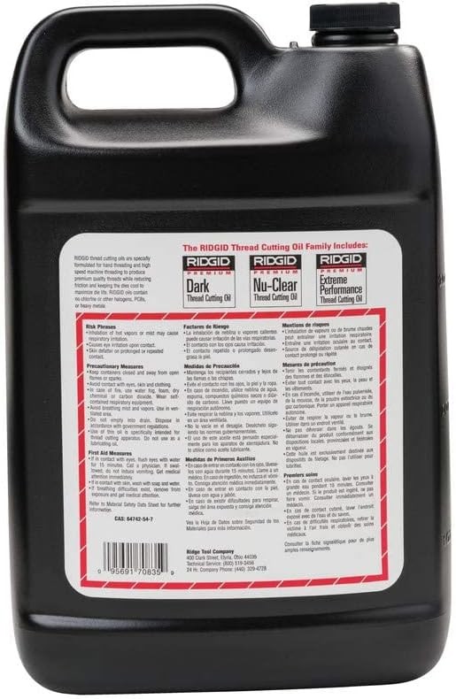 Thread Cutting Oil, 1 Gal, Halogen and PCB Free
