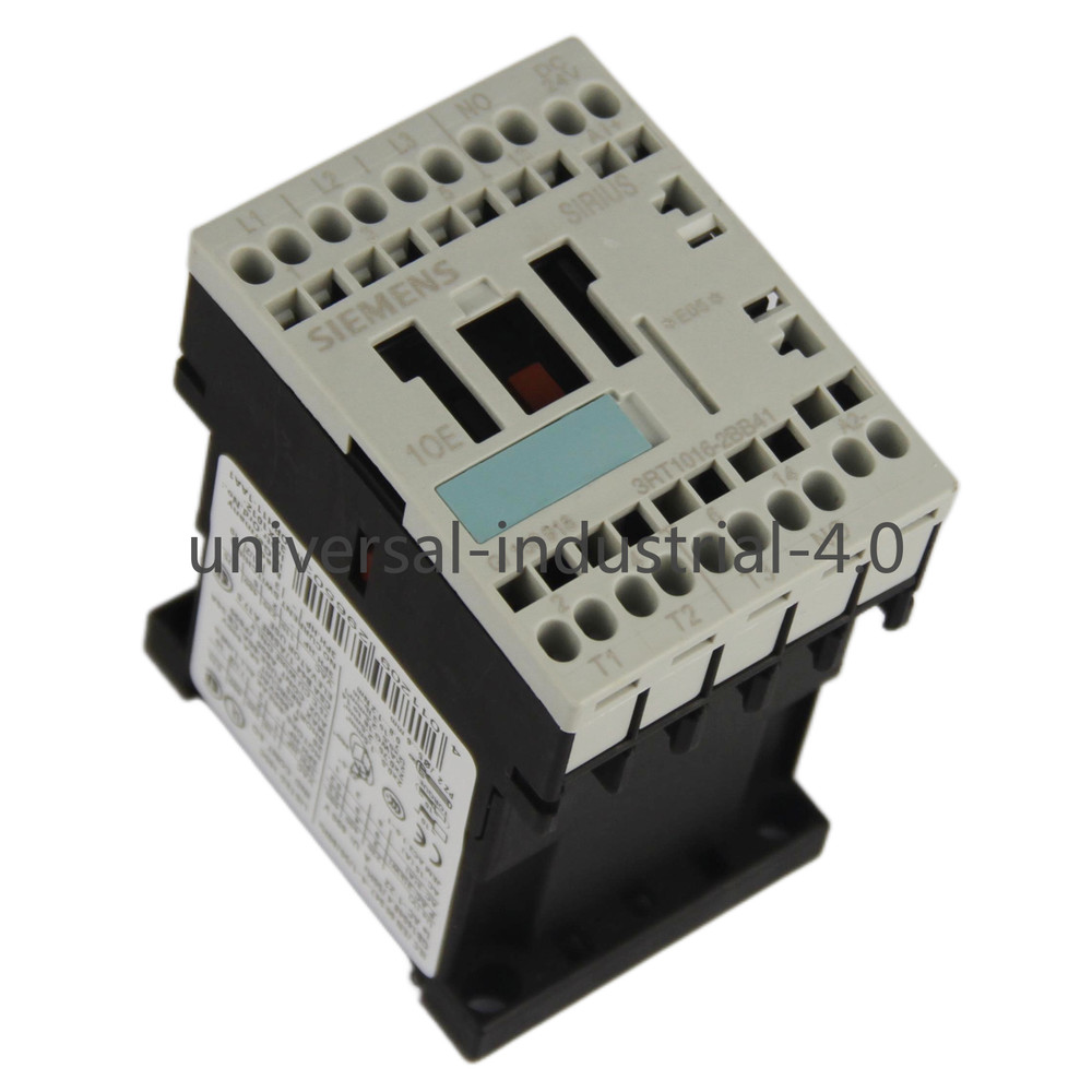 New SIEMENS 3RT1016-2BB41 PLC CONTACTOR 3-POLE 24VDC 9A AUXILIARY CONTACTS