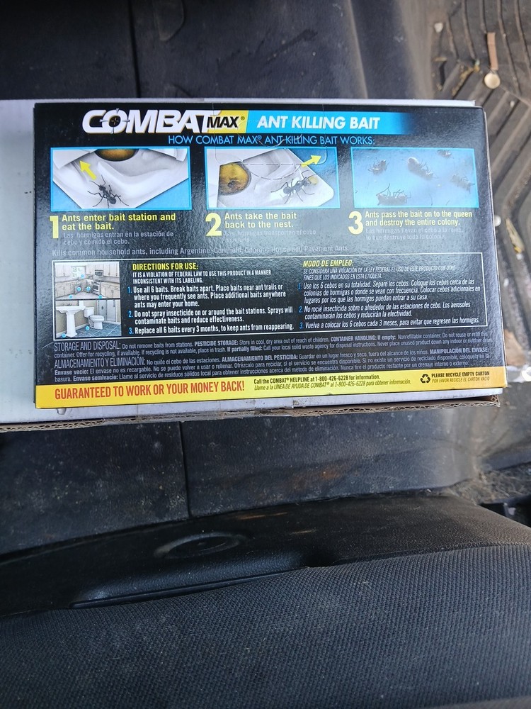 Combat Source Kill Max DIA55901 Bait Stations ANT 6 pieces