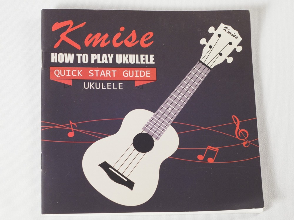 Kmise 21" Ukulele KMU21S With Case, Strap, Extra Strings