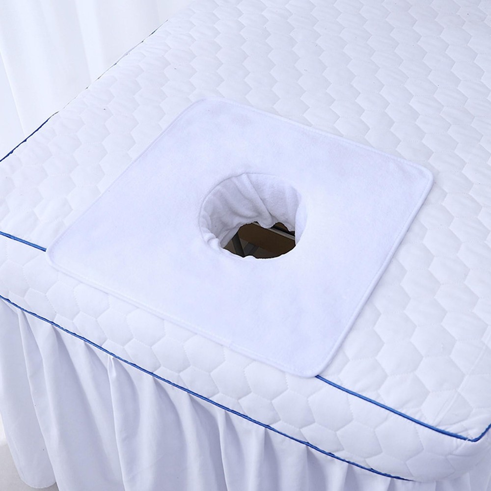 SPA Massage Table Towel with Face Hole Reusable Lightweight Microfiber