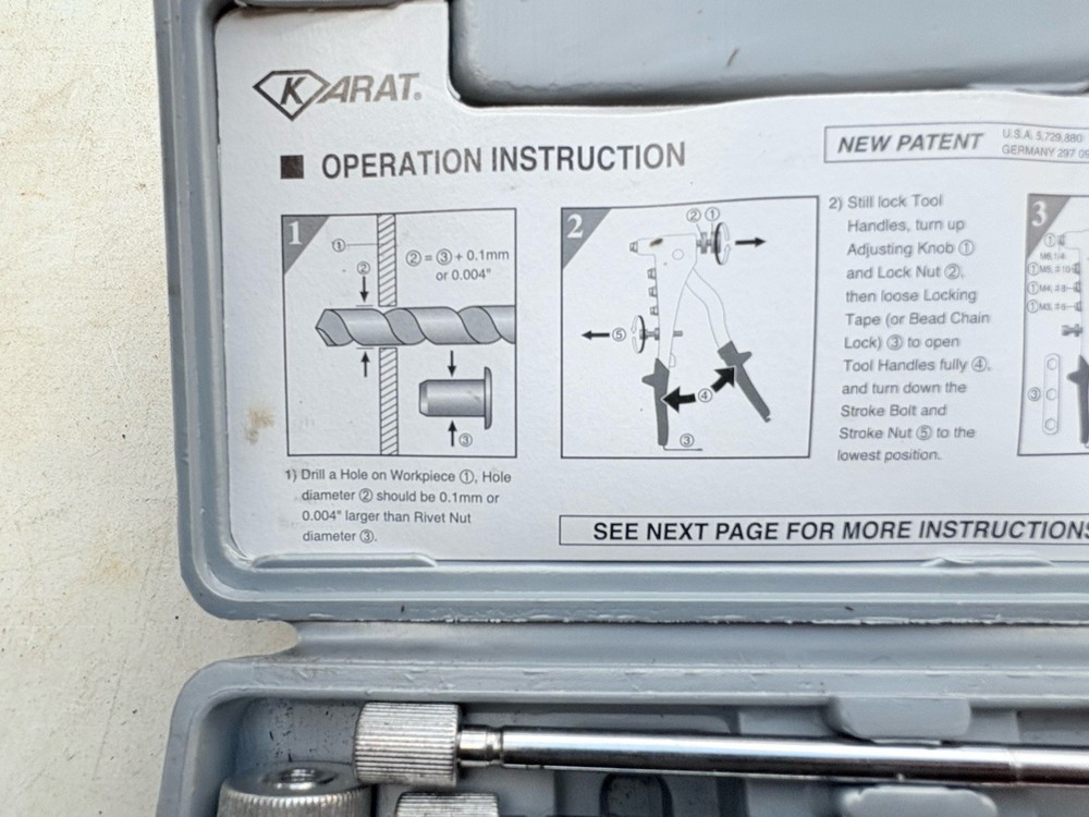 karat rivet nut tool hn2