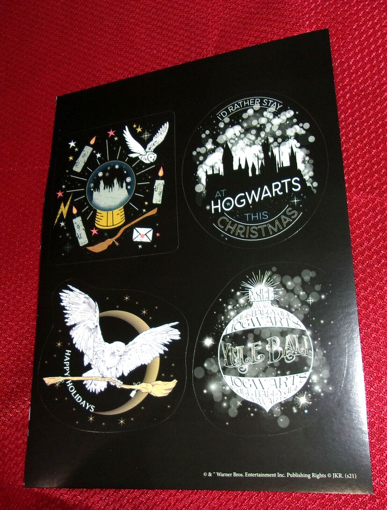 Harry Potter Sticker Sheet- Christmas