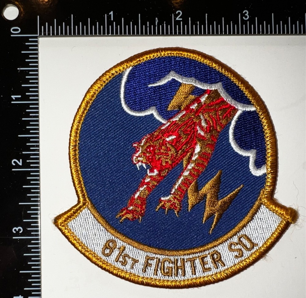 USAF 81st Fighter Squadron Panthers Patch