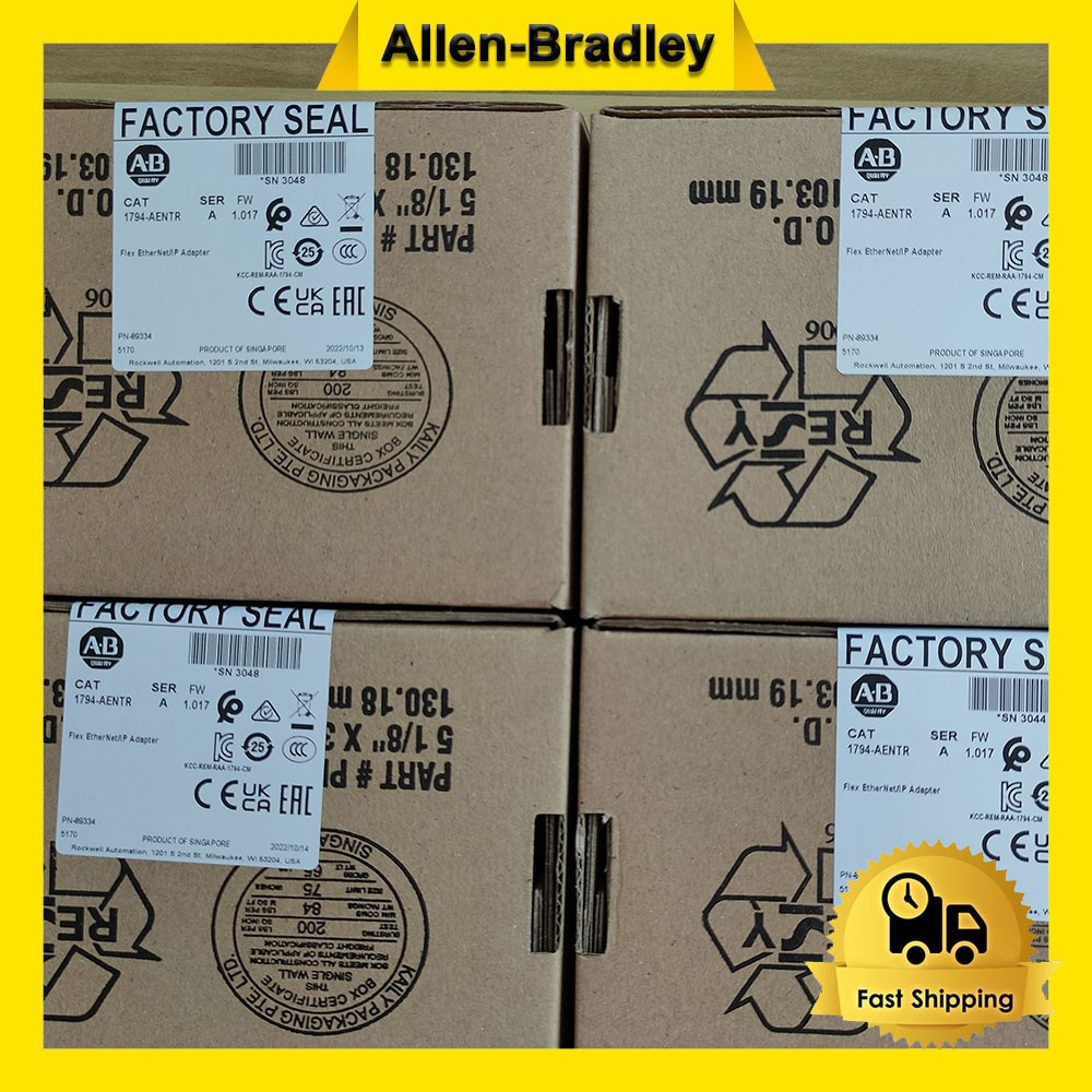 New Factory Sealed 1794-AENTR AB Flex EtherNet/IP Adapter Module PLC