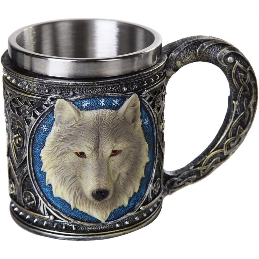Pacific Trading Wolf Mug 6 Inch Multicolor