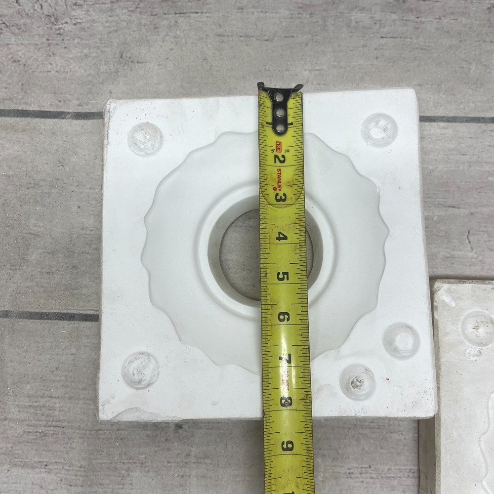 Unbranded Ceramic Casting Mold Leaf & Wreath Design #MC 414