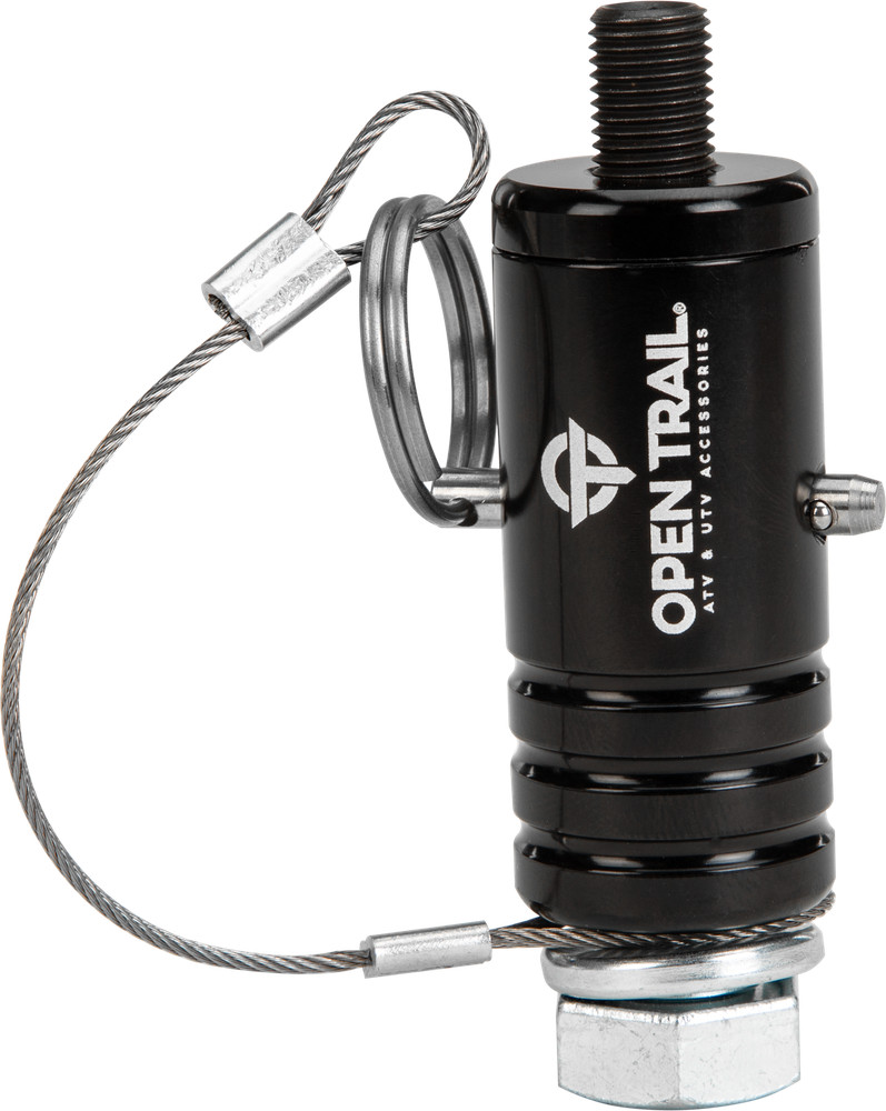 OPEN TRAIL Quick Release Whip Mount Black for ATV/UTV Flags and Banners