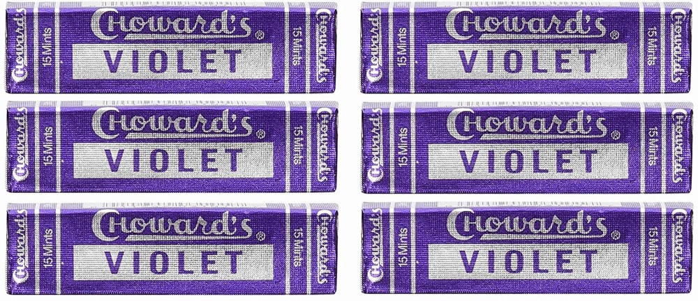 6 Packs Chowards Violet Mints C Howard's Old Fashioned Mints Nostalgia Candy