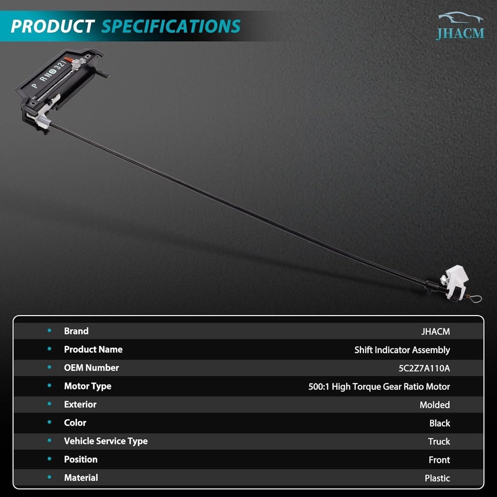 Gear Shift Indicator Assembly Compatible with Ford E-150 E-250 E-350 E-450 Super