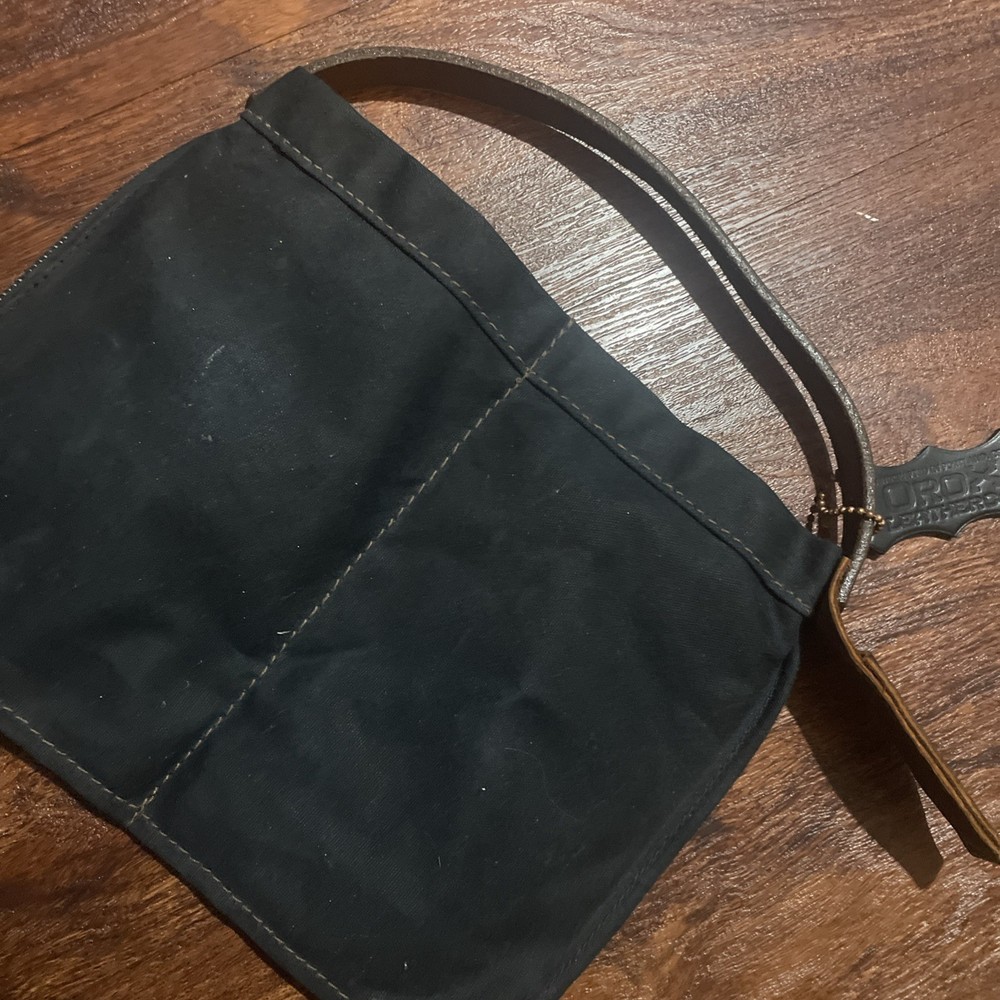 OROX Leather Waxed Cotton Wine Tote Caddy