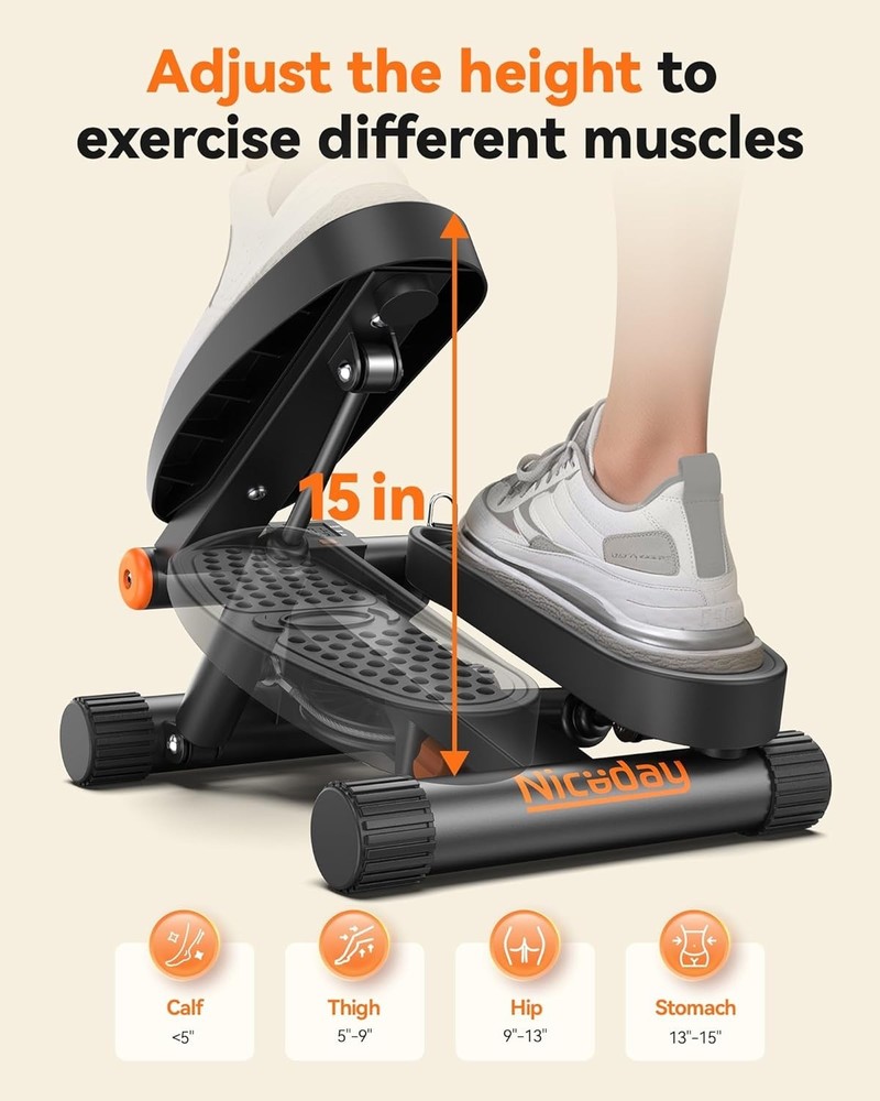 Silent Step Machine for Full Body Exercise