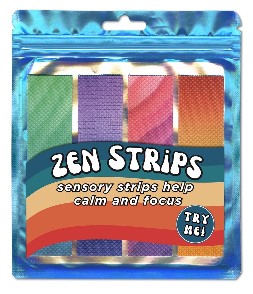 The Pencil Grip 854_40 Bumpy Gradient Zen Strips 4/Pack Assorted