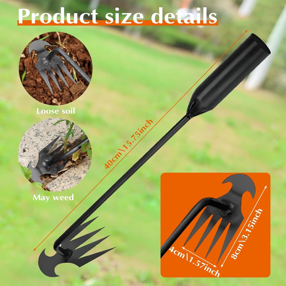 Weed Puller Tool Garden Pulling Tool– 15.7” Portable Weeder, 1PCS