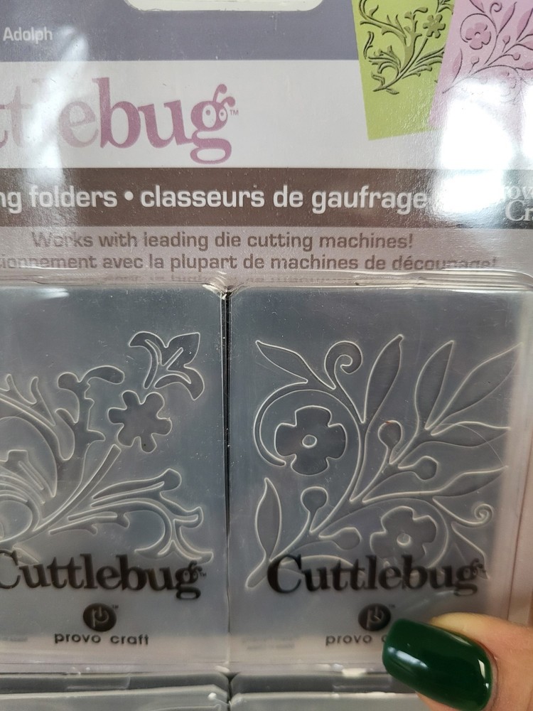 Cuttlebug Fancy Cornors Embossing Folders (4) Provo Craft