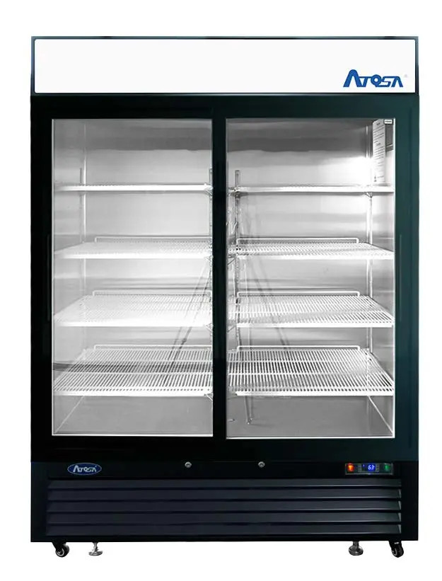 Atosa MCF8727GR 44.9 cu ft Double Section Refrigerated Merchandiser