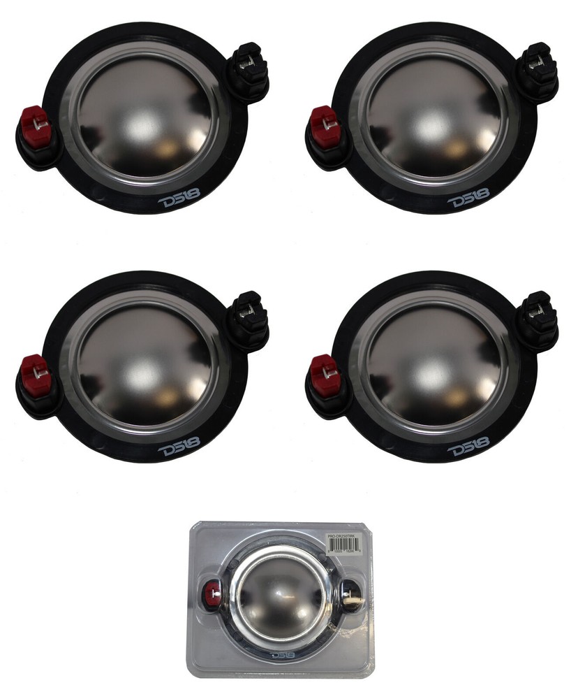 2" Titanium Replacement 4-Ohm Diaphragms for PRO-DR250TI (2) Pairs