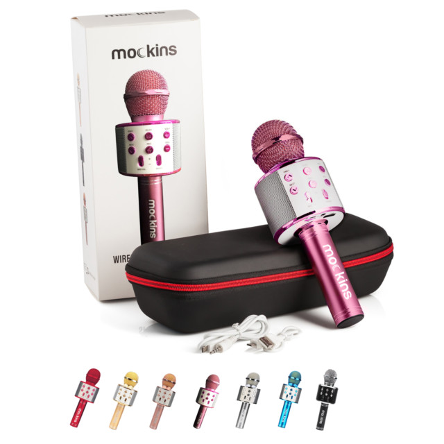 Mockins Bluetooth Handheld Karaoke Microphone - Purple (MHMICPUR87)