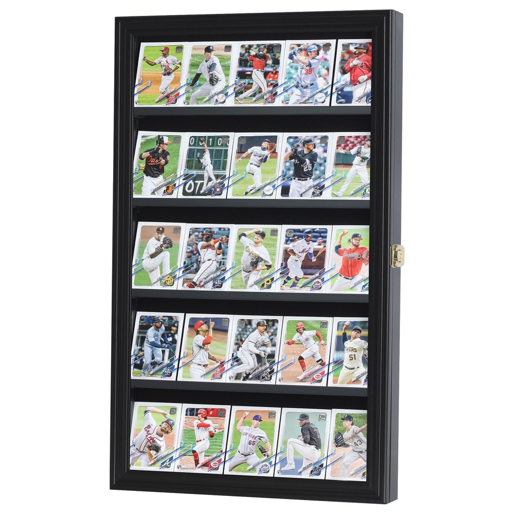The Playing Card Frame - 25 Deck Holder Display Case Frame Wall Mount