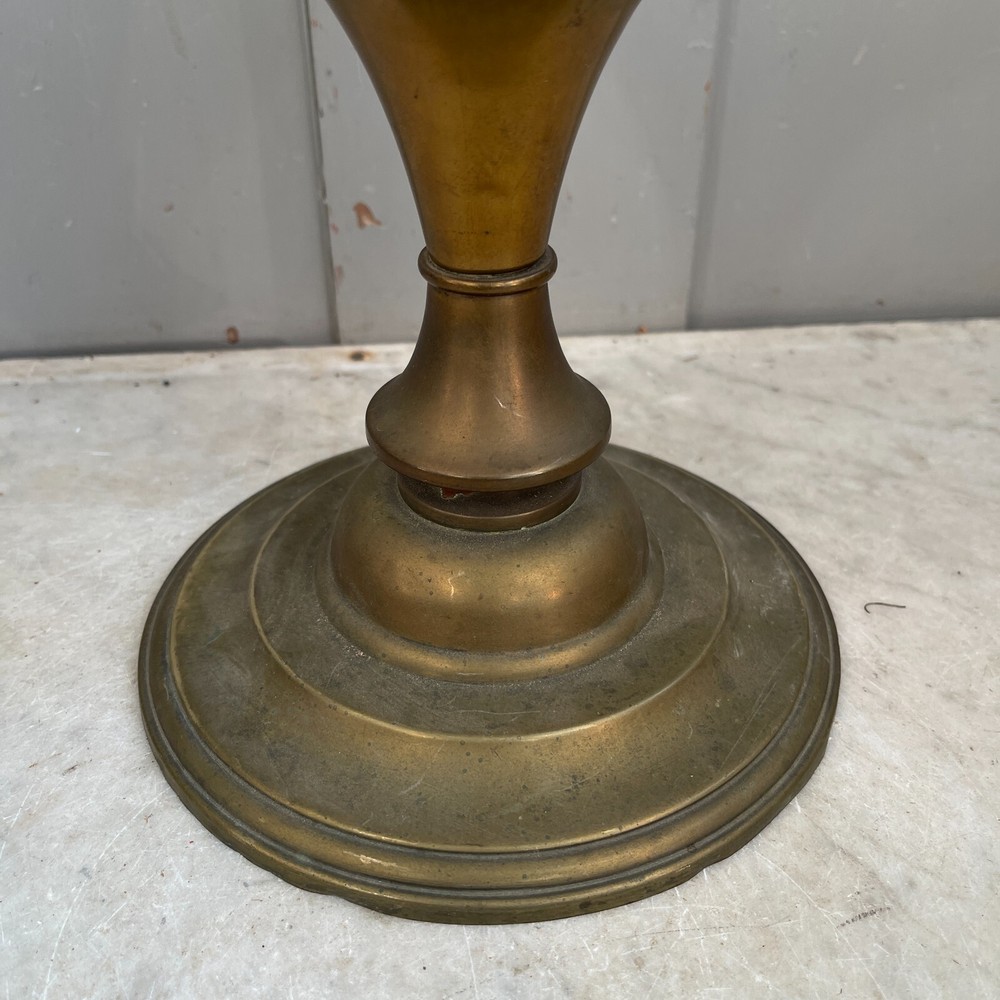 Antique brass paraffin lamp